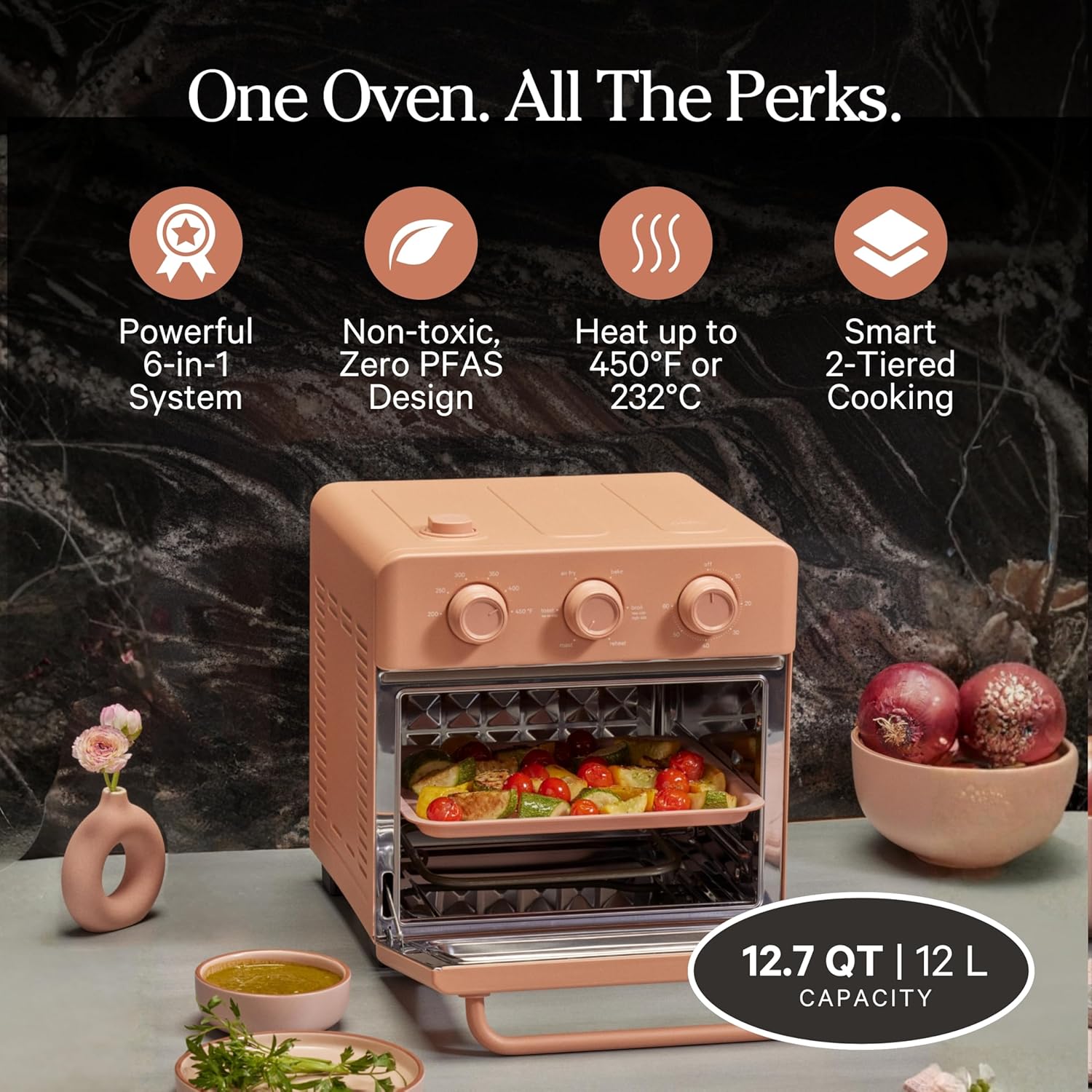 Thumbnail 1 de Our Place Wonder Oven 6-in-1 Air Fryer & Toaster Oven with Steam Infusion (Compact Countertop)