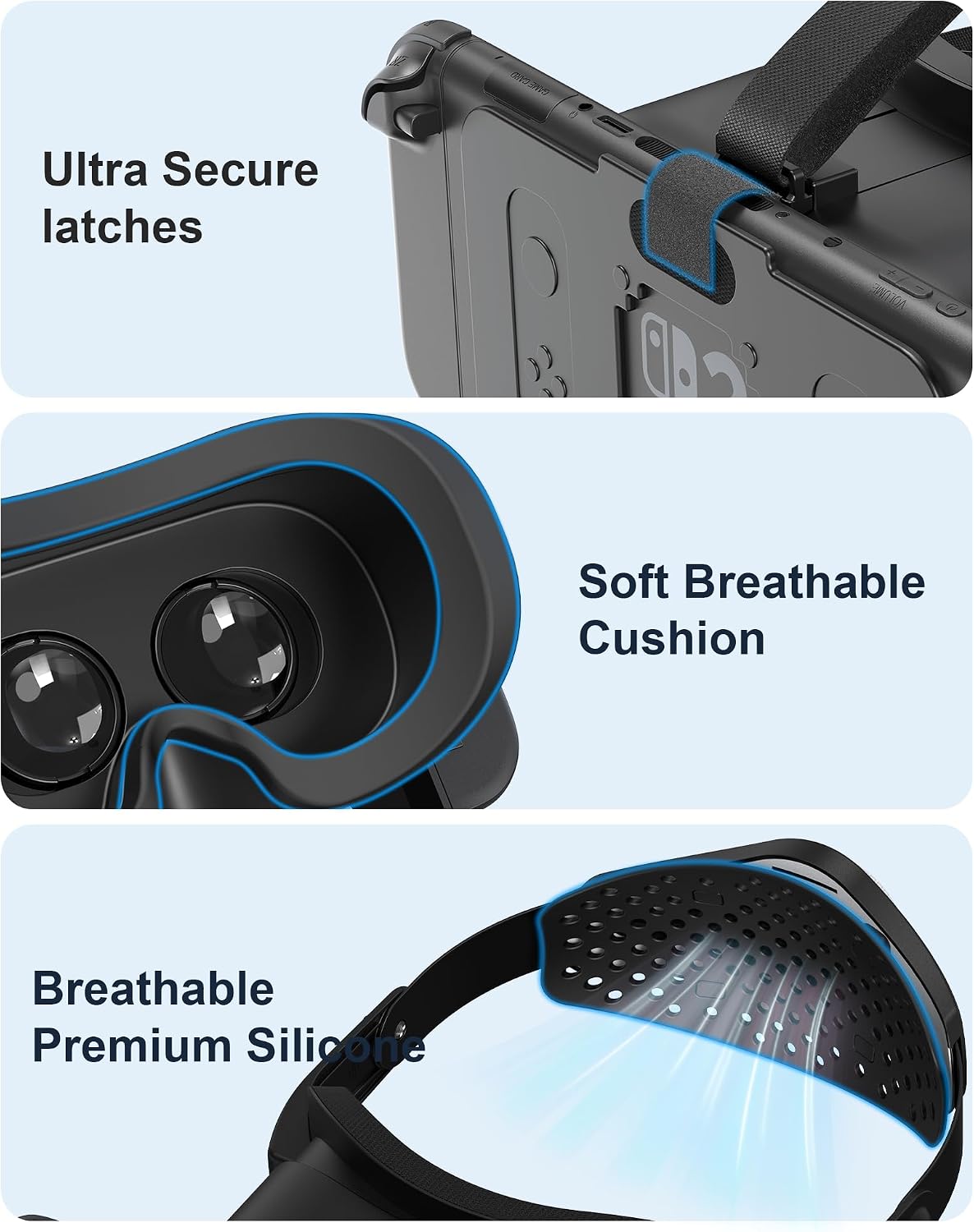 Detalle 2 de Nintendo Switch 2 VR Headset 2025 adjustable lenses