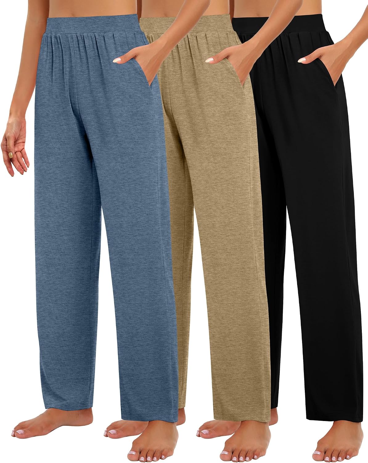 Thumbnail 5 de Huukeay 3 Pack Women's Lounge Pants 3-Pack