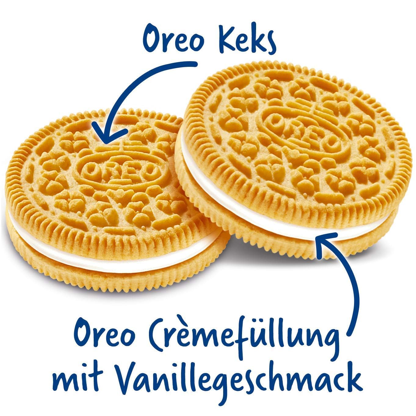 Thumbnail 3 de OREO Golden – Knusprige Vanille-Crème-Weizenkekse, 12 x 176 g