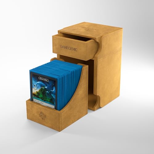 Detalle 2 de Gamegenic Watchtower 100+ XL Sand — capacidad 100 cartas 🎲