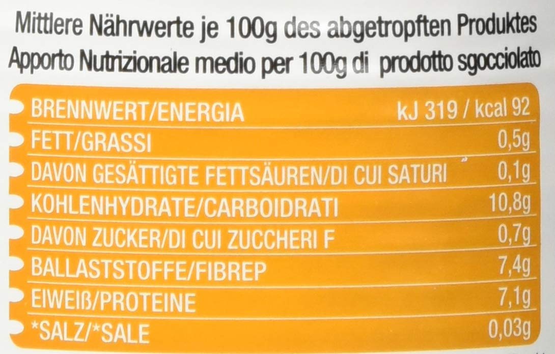 Detalle de Probios IL NUTRIMENTO Bio weiße Bohnen (Cannellini) – ohne Salzzusatz, 12 x 400 g