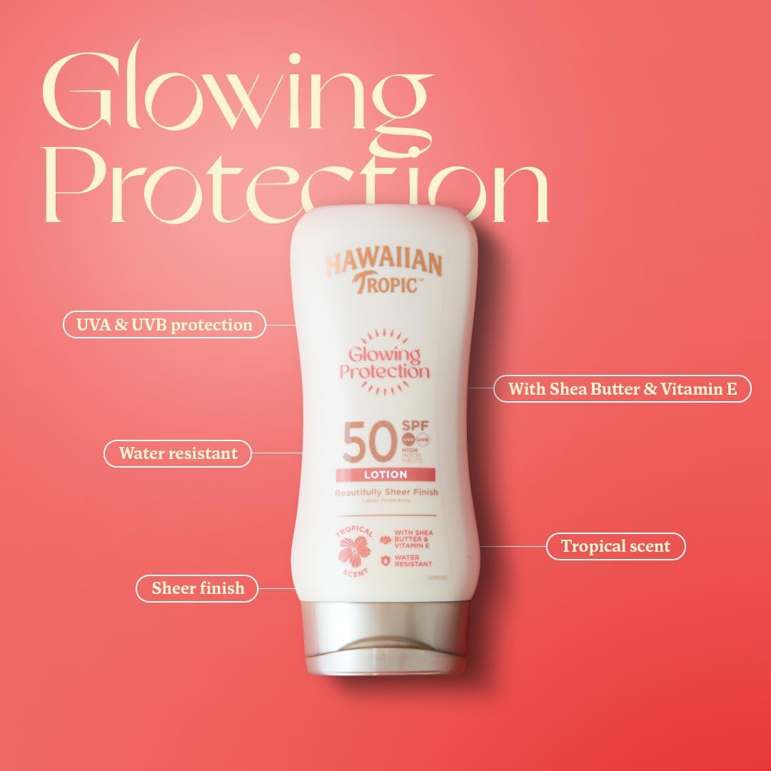 Detalle de Hawaiian Tropic Satin Protection SPF 30 🌺 Pack 3x180ml