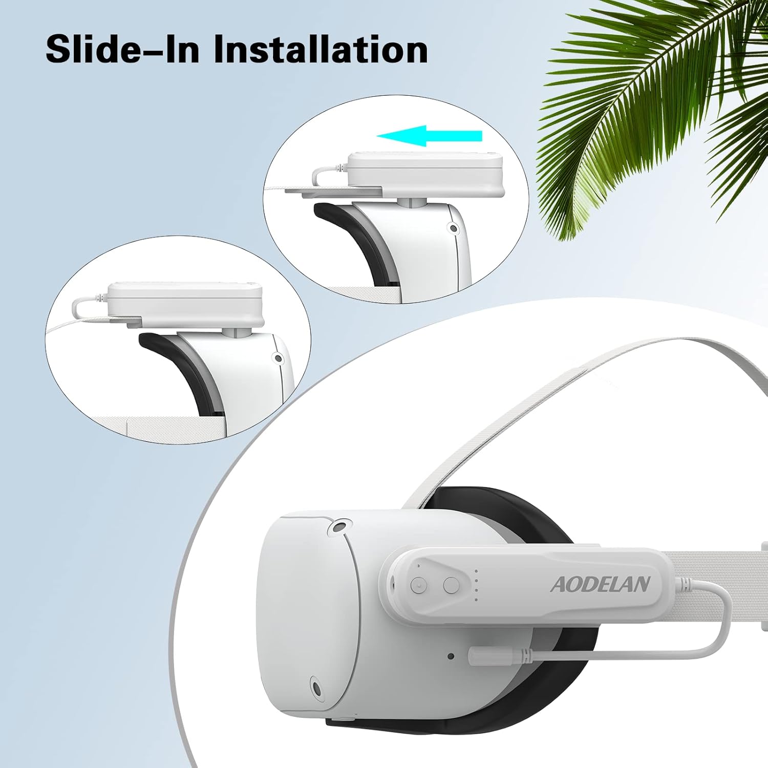 Thumbnail 4 de 5000mAh Battery Pack with IR Light for Meta/Oculus Quest 2 (enhanced hand tracking in low light)