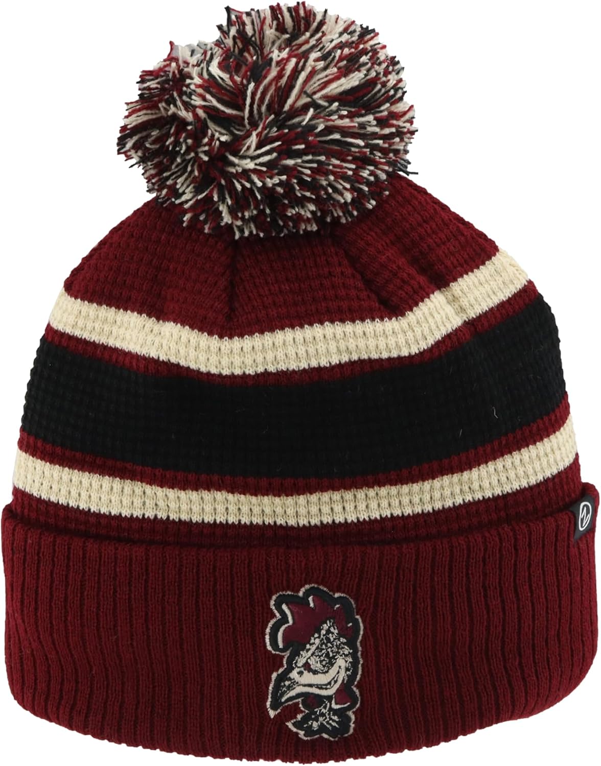 Detalle de Michigan Wolverines NCAA Officially Licensed Waffle Knit Beanie by Zephyr