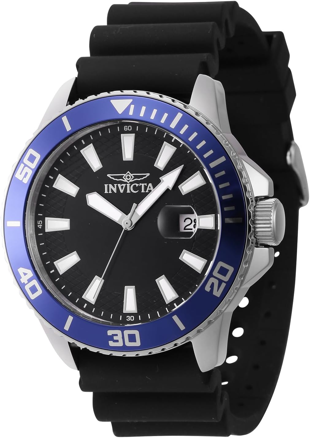 Detalle 2 de Invicta Pro Diver 46092 : montre homme à quartz en acier inoxydable 45 mm