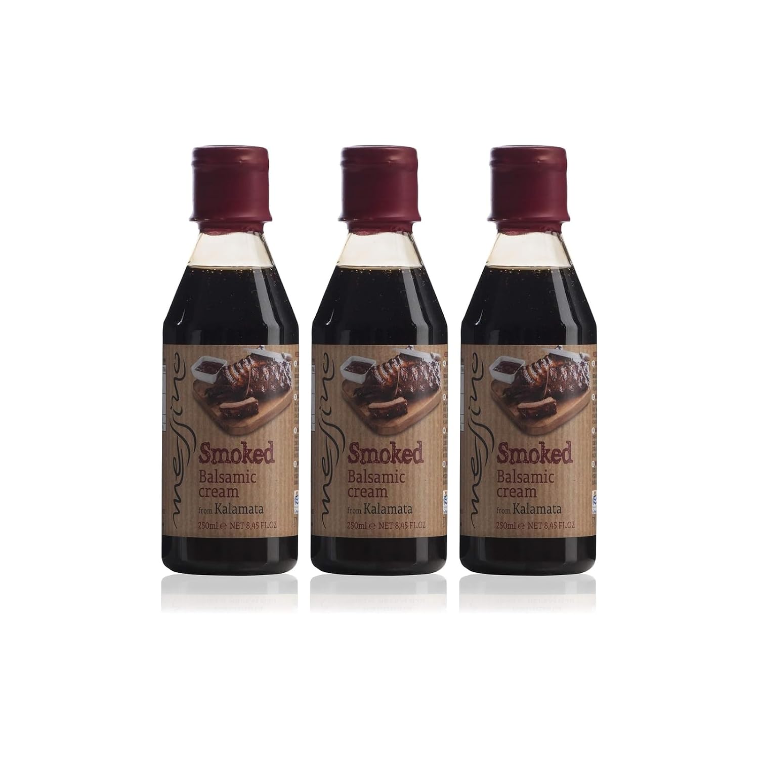 Thumbnail 6 de Messino Honig Balsamico Crème Glaze (3er Pack) – weißer Balsamico mit griechischem Blütenhonig, zuckerfrei, vegan