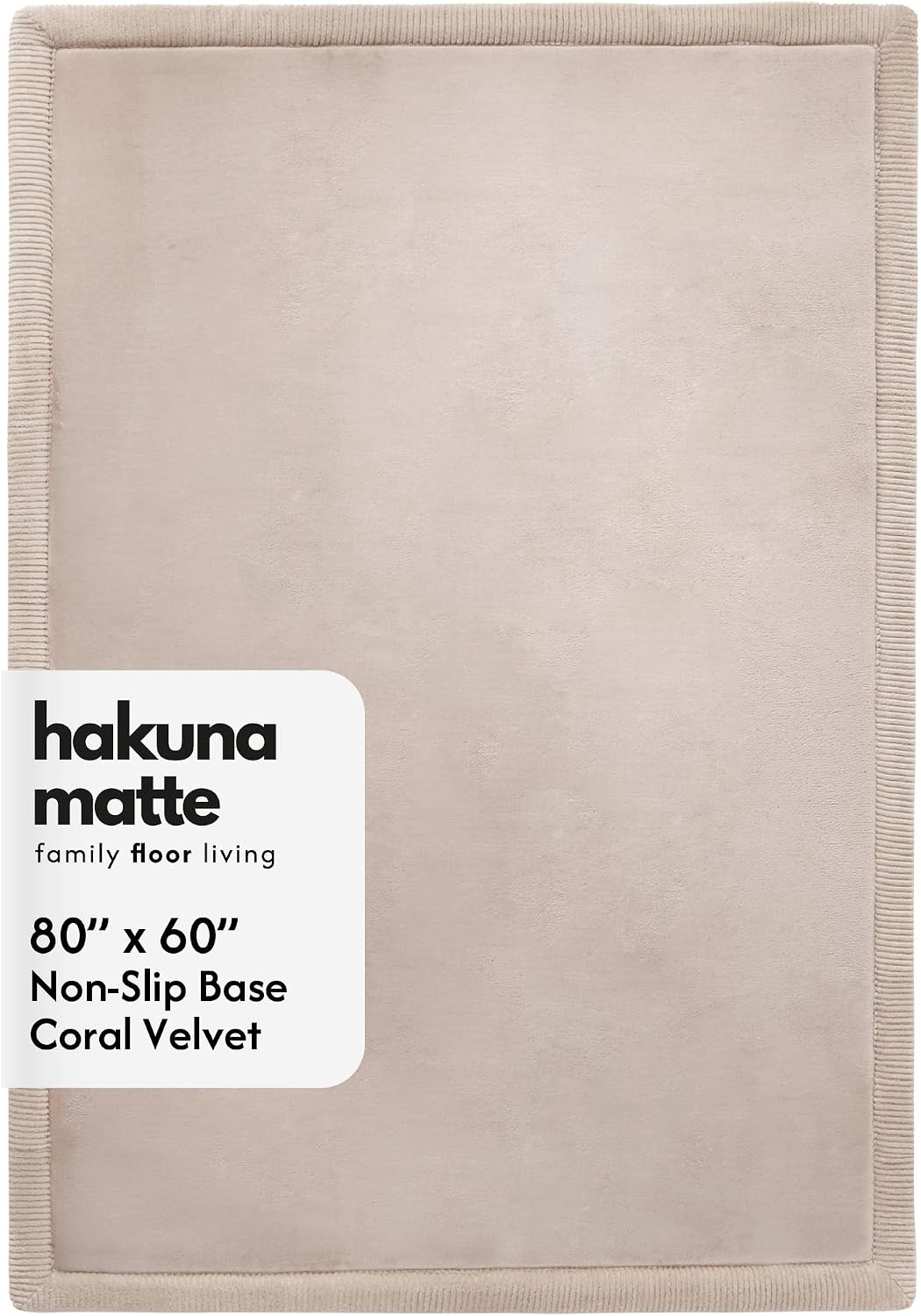 Detalle de Hakuna Matte HM-CP-200-150-B speelmat 200 x 150 cm, 2,5 cm, beige