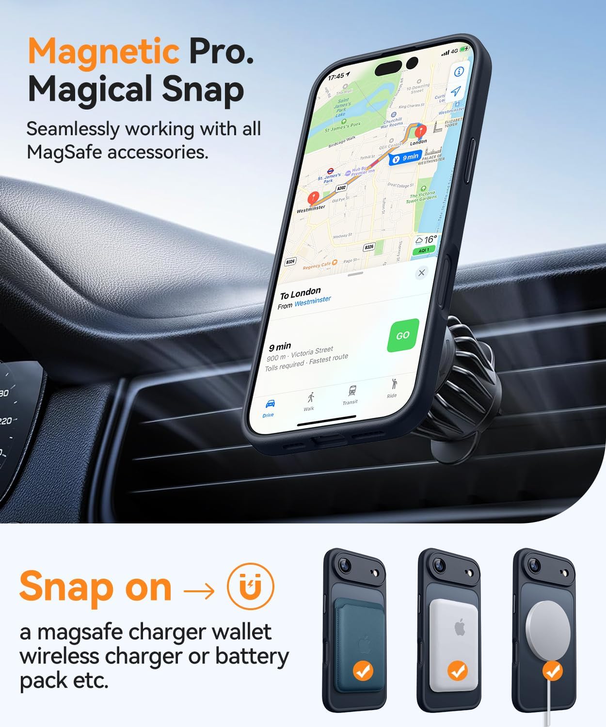 Thumbnail 4 de CANSHN Magnetic iPhone Air Case 6.5