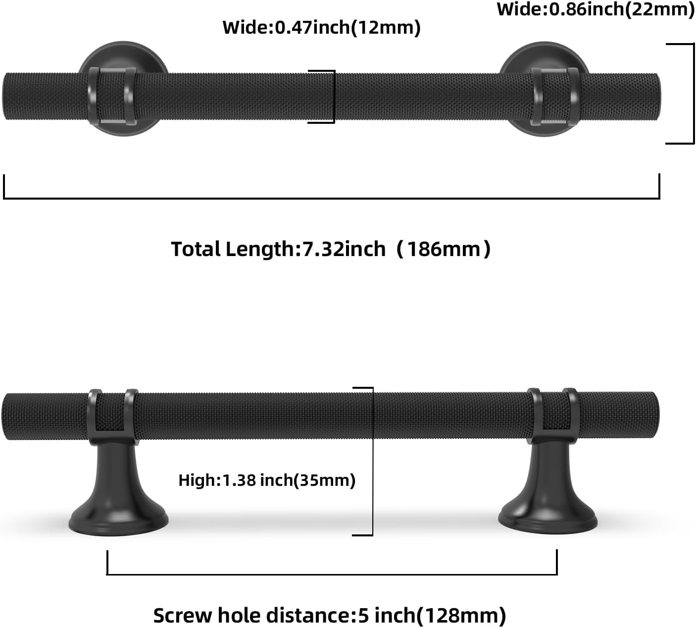 Detalle 2 de KOMOTIA Kitchen Cabinet Pulls 5-Inch Hole Centers