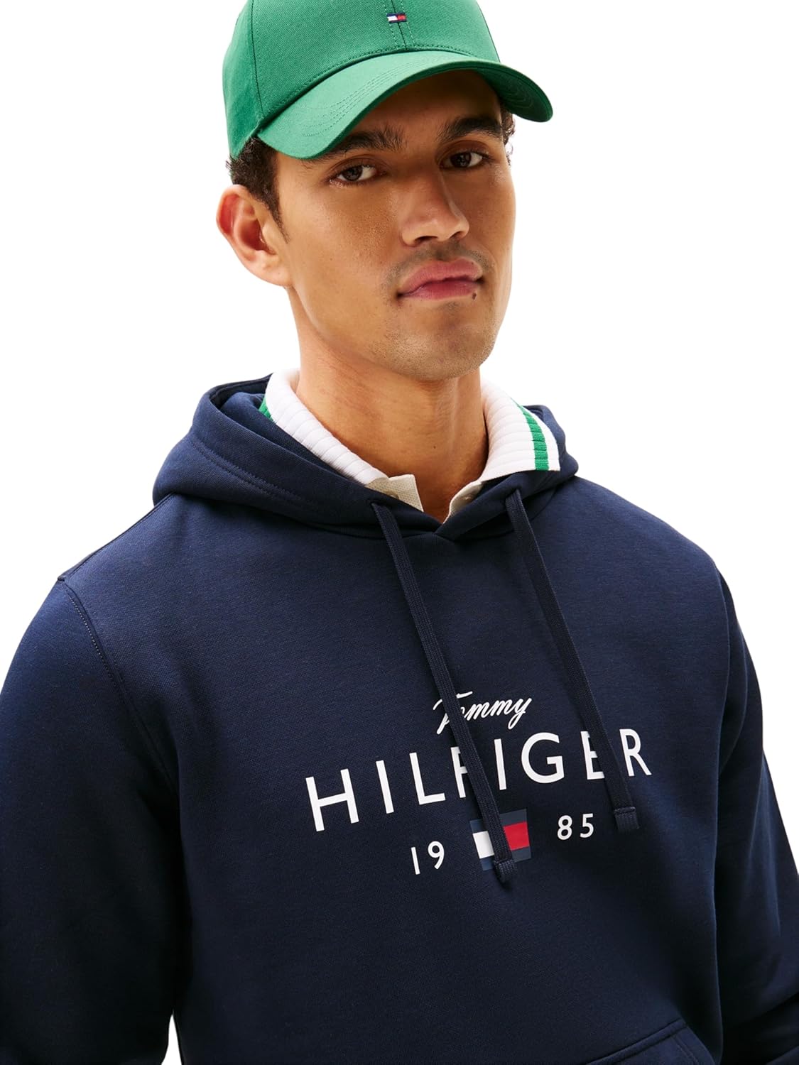 Thumbnail 2 de Tommy Hilfiger Men's Brand Love Big Hilfiger Hoodie Mw0mw41427 – Pullover