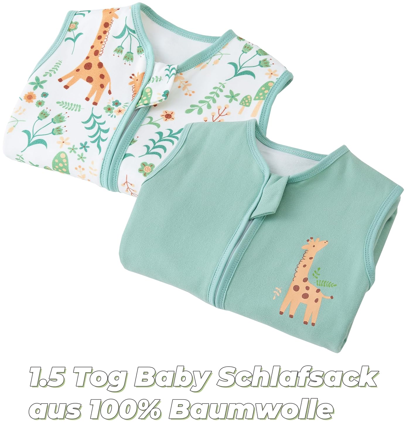 Detalle 2 de Chilsuessy Baby Schlafsack mit Beinen 1.5 Tog 70cm