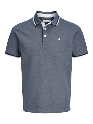 Detalle de JACK & JONES Jjepaulos Polo SS Noos, Blue Mirage (S) – ficha de compra