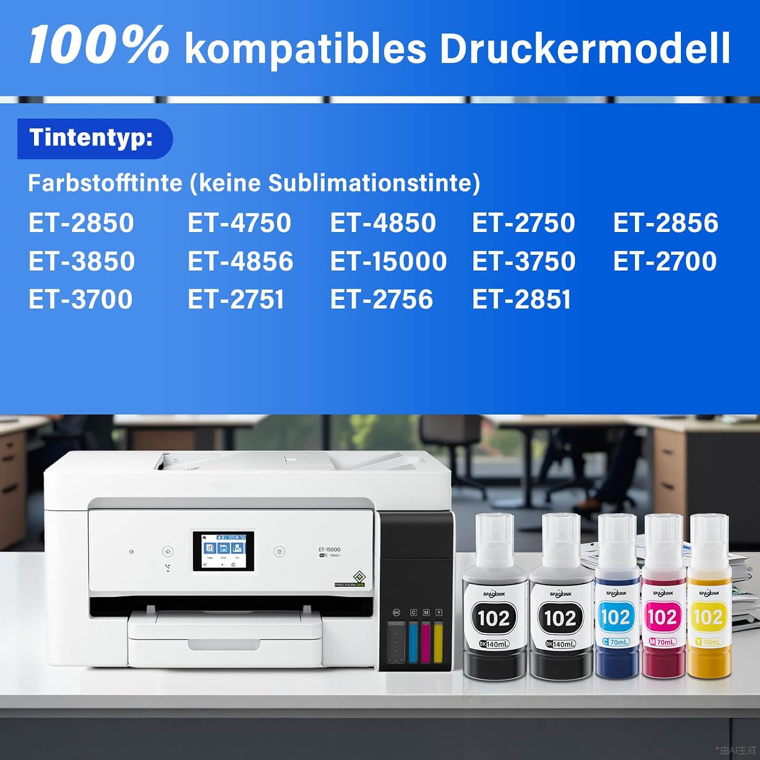 Detalle 2 de Tinte 102 Multipack 140 ml 🖨