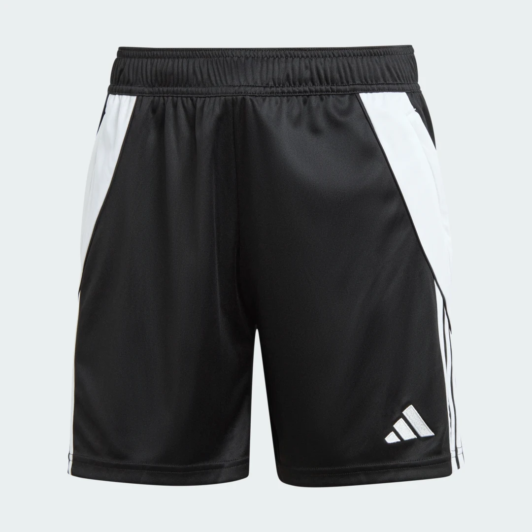 Detalle de Pantalón corto de entrenamiento Tiro 24 de Adidas – negro, pensado para sesiones dinámicas