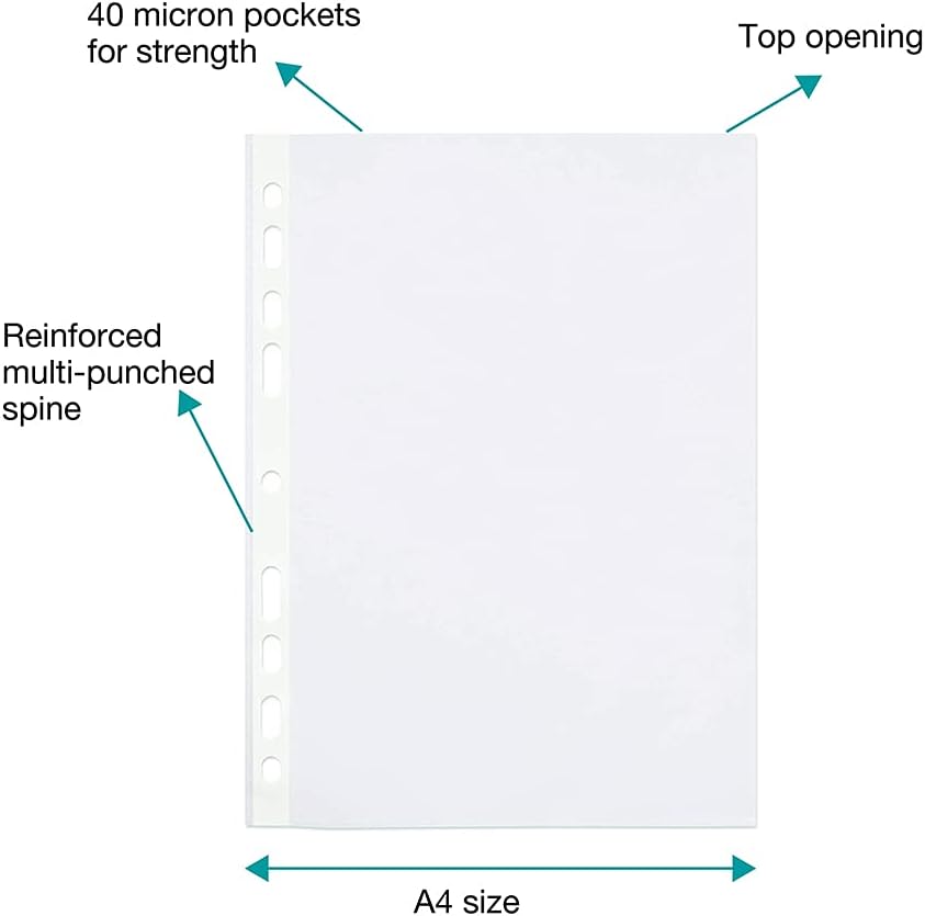 Thumbnail 2 de A4 Punched Pockets
