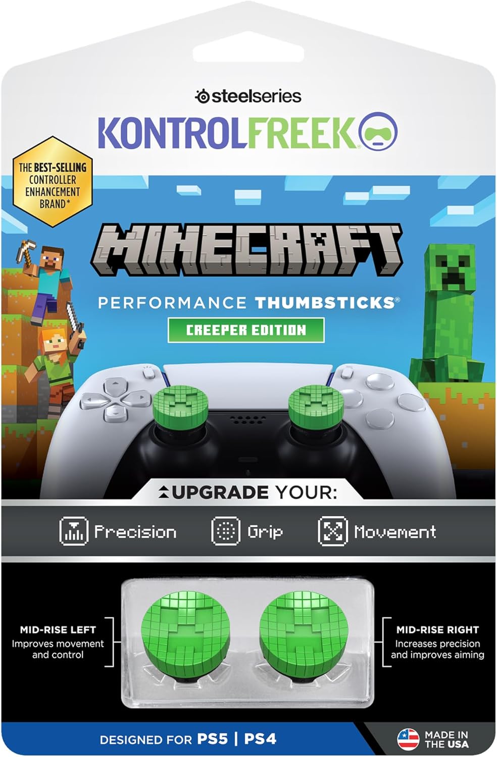 Thumbnail 5 de KontrolFreek Performance Thumbsticks Minecraft 2