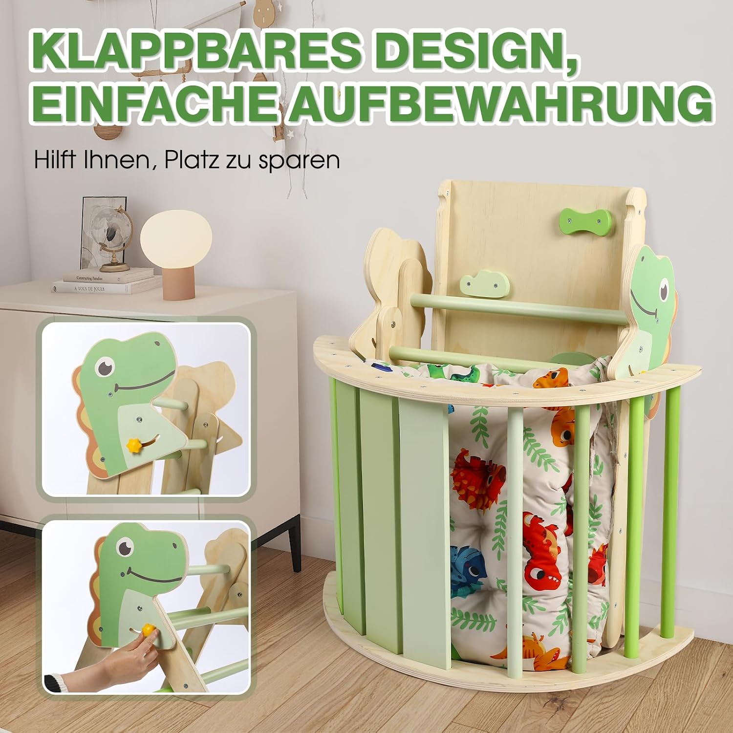 Thumbnail 2 de 7-in-1 Montessori Kletterdreieck 65 kg