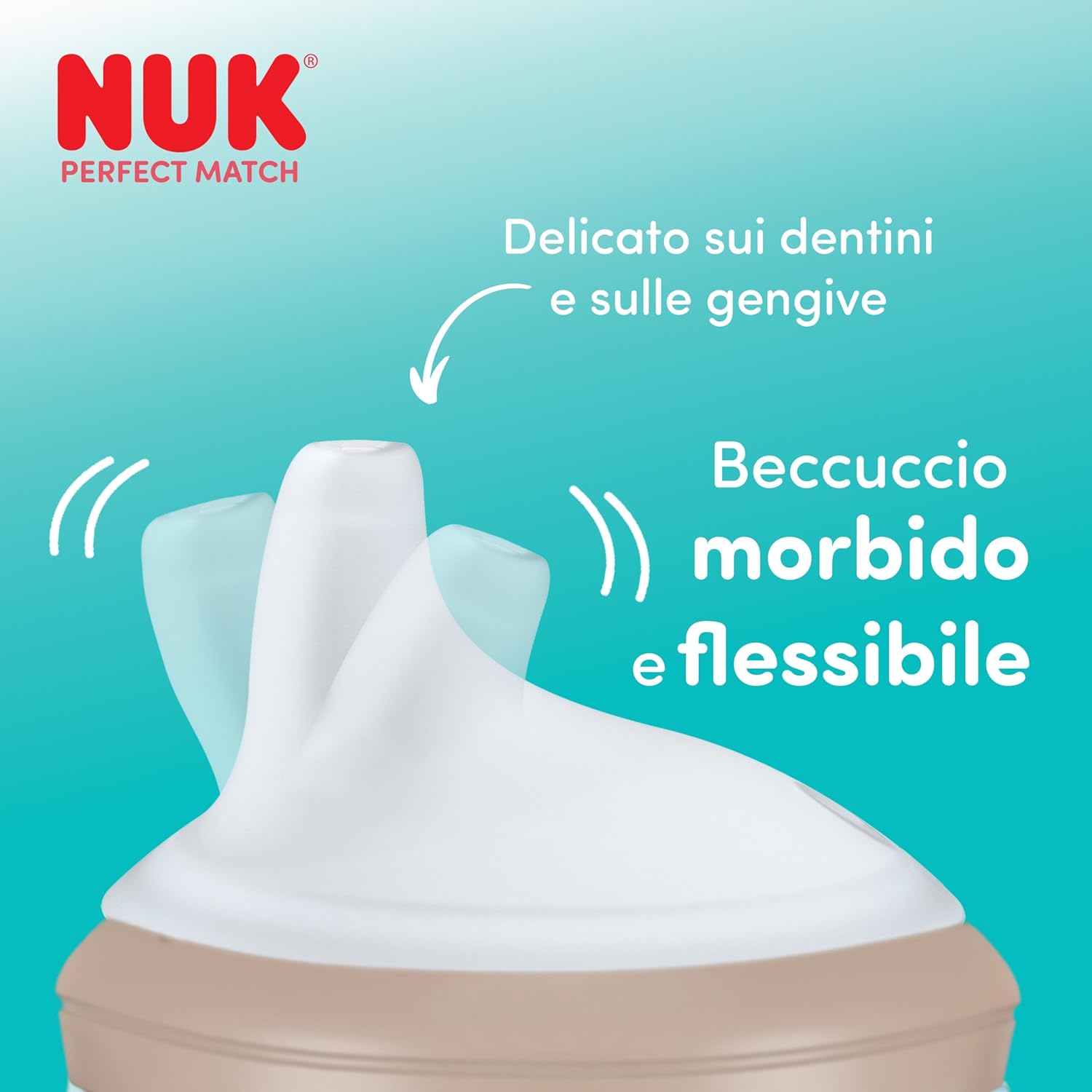 Thumbnail 2 de NUK Perfect Match Learner biberon 6+ mesi da 150 ml con beccuccio anti-perdite, lucina al buio e koala (2 pezzi)