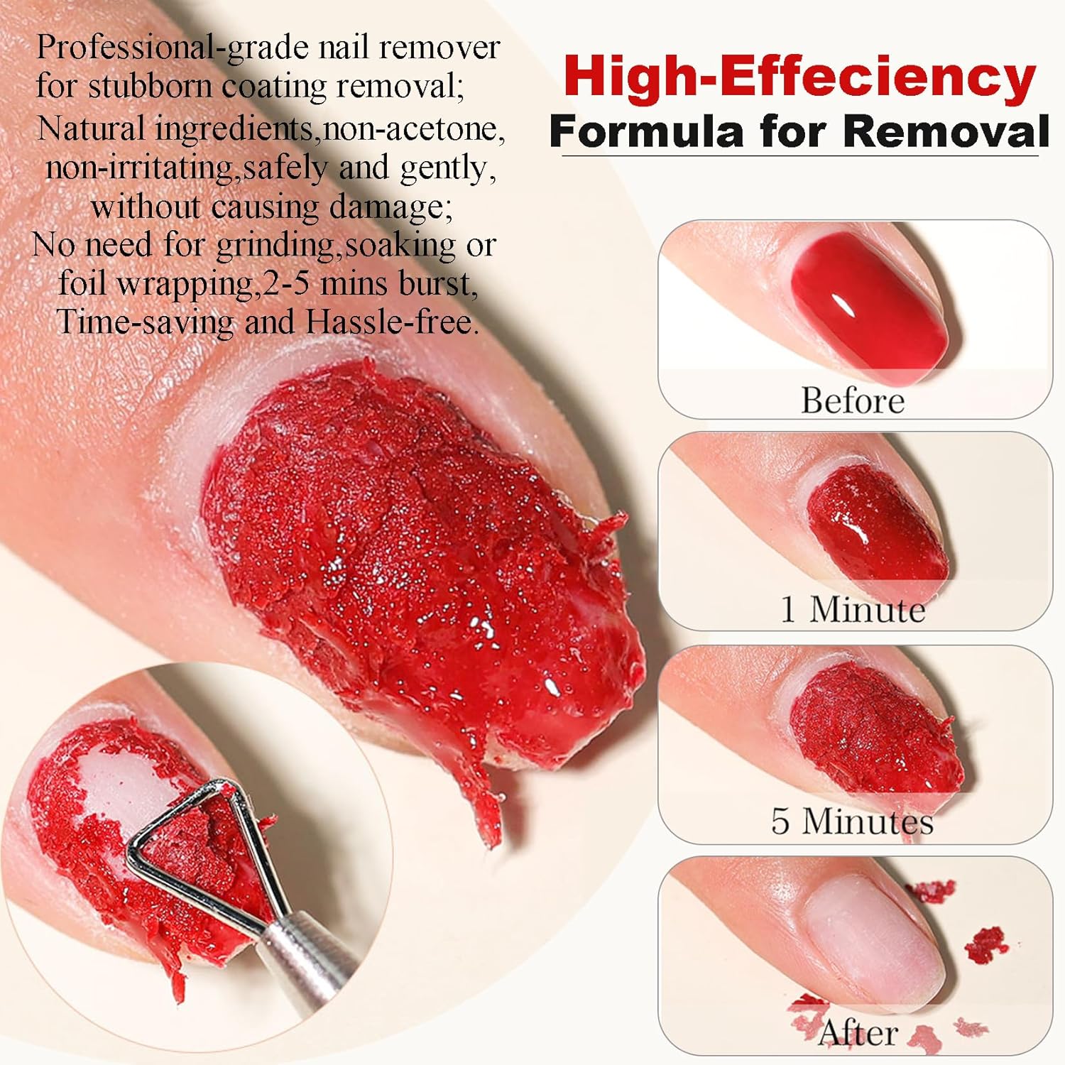 Detalle de Gel Nail Polish Remover Kit 2–5 Min