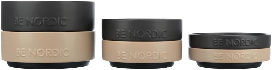Detalle de TRIXIE Ciotola per cani in ceramica BE NORDIC 500 ml tortora: elegante e stabile per piccoli cani