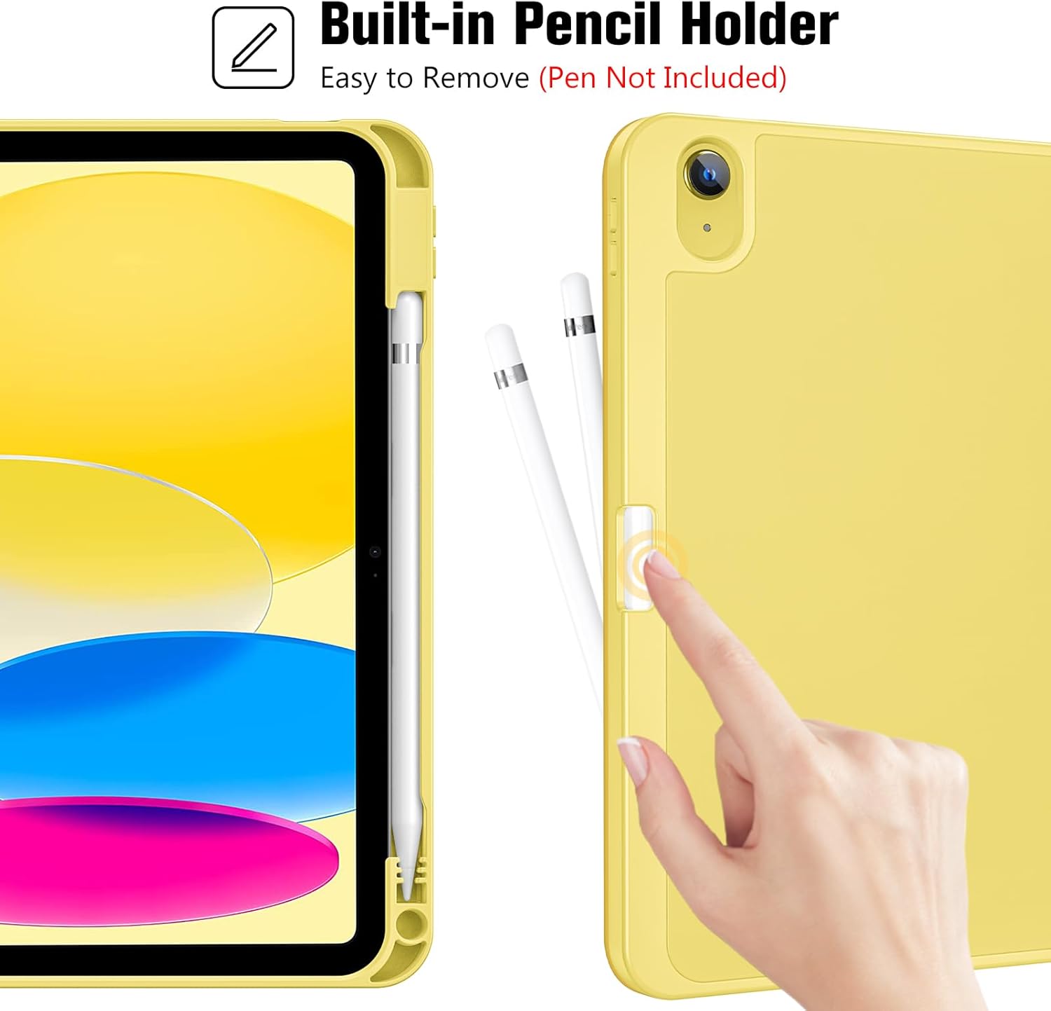 Thumbnail 1 de ProCase for iPad (A16) 11th Gen 11-Inch 2025 / iPad 10th Gen 10.9-Inch 2022 Case with Pencil Holder