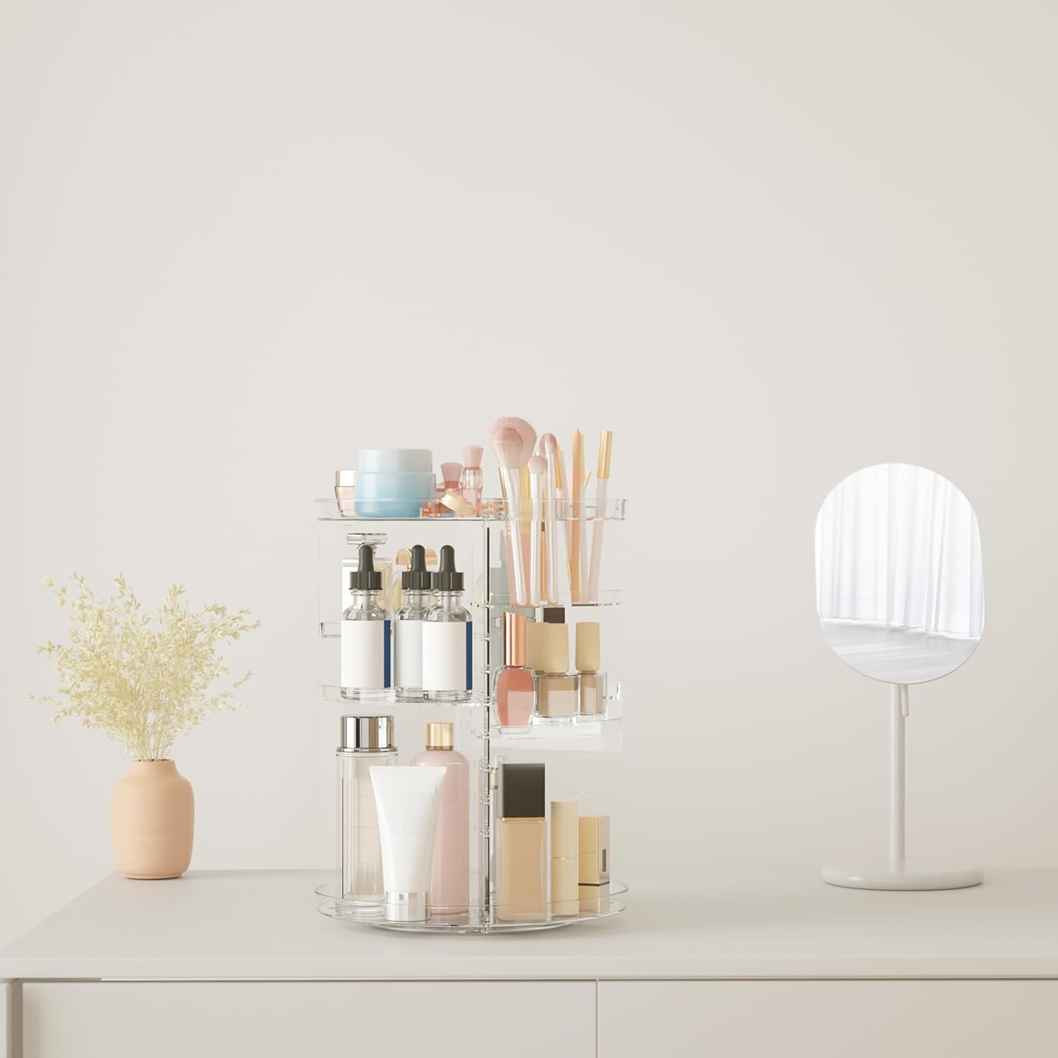 Detalle 2 de Rotating Makeup Organizer 9in x 12in