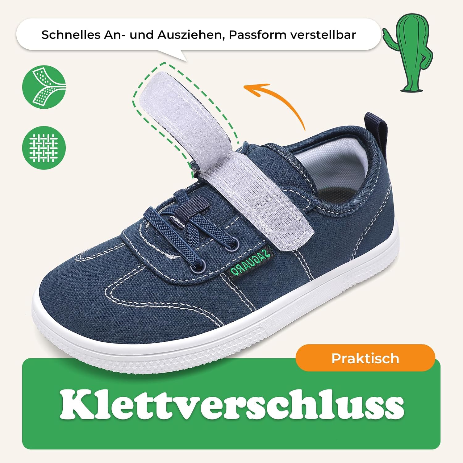 Thumbnail 3 de SAGUARO Barfußschuhe Jungen Breite Gr.25-35