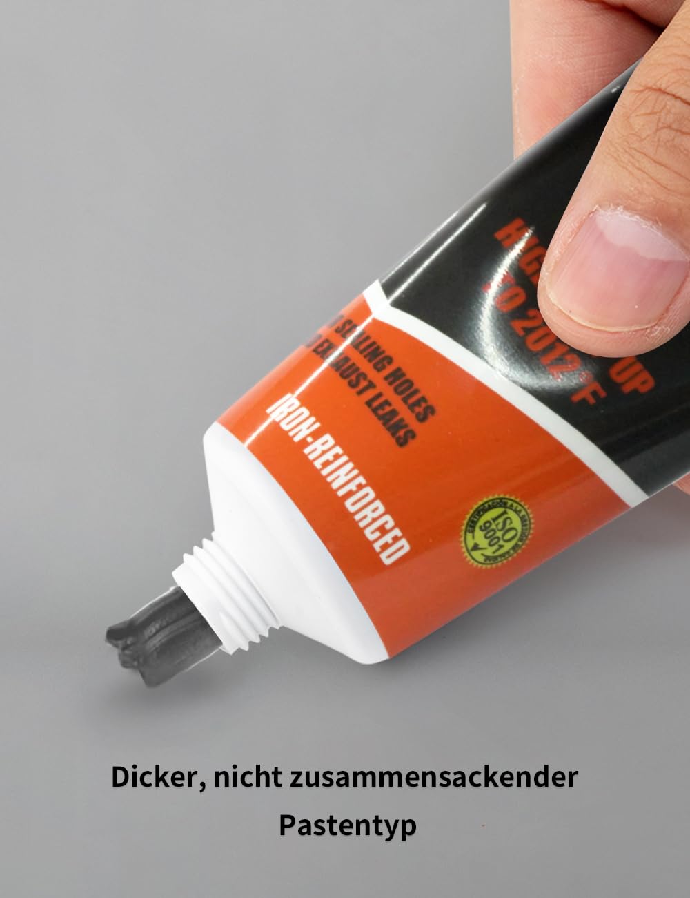 Detalle de Visbella Auspuffreparaturpaste: hitzebeständige Dichtmasse für Auspuffanlage & Schalldämpfer