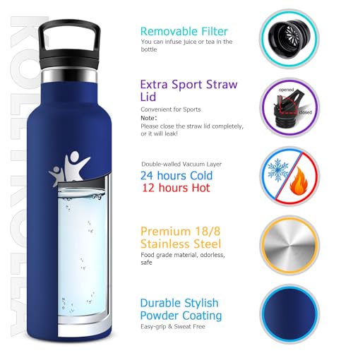 Detalle 2 de KollyKolla Botella térmica 500 ml para niños 🚰