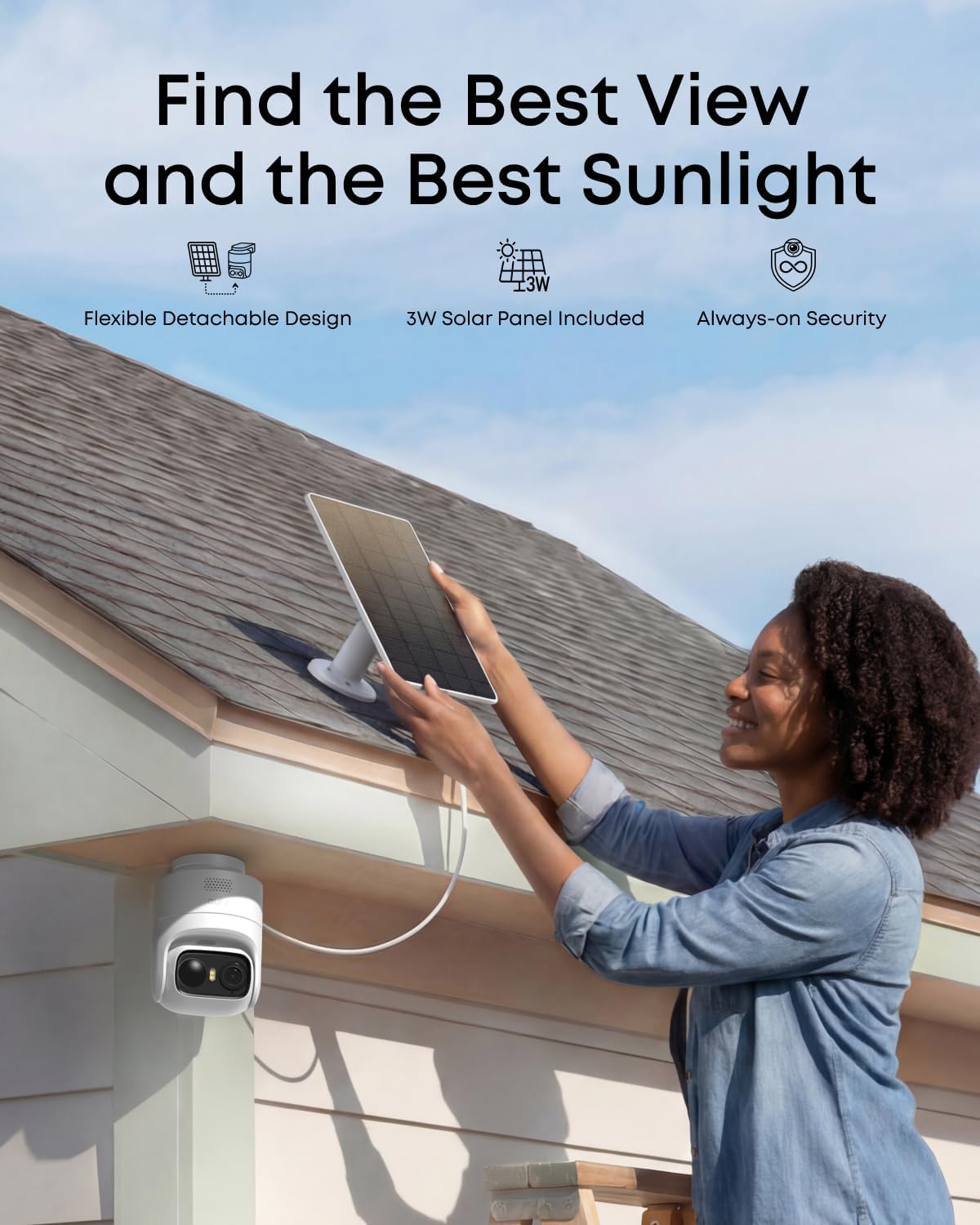 Thumbnail 3 de eufyCam C37 Solar Security Camera: 360° AI Tracking for All‑Round Outdoor Surveillance