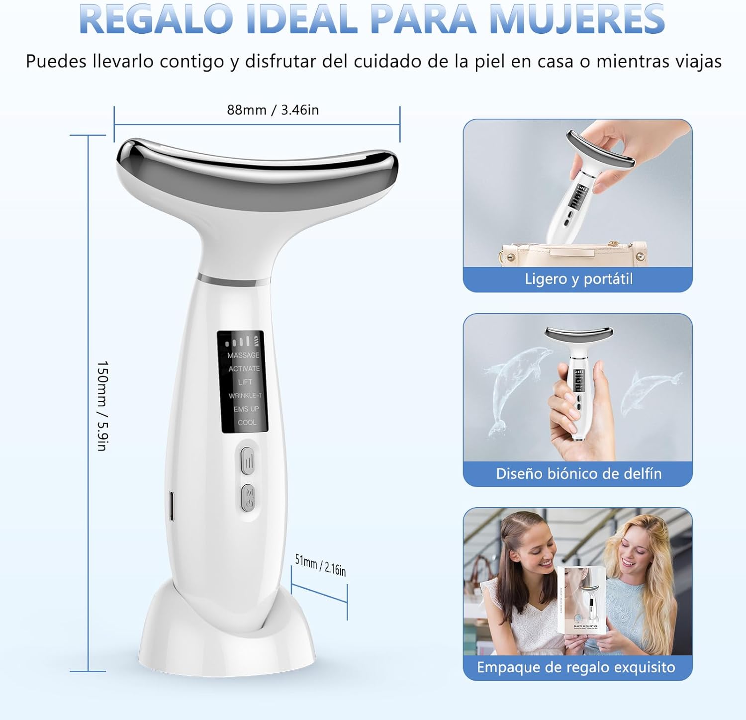 Thumbnail 6 de Masajeador Facial Eléctrico 6 Modos, Reafirma y Rejuvenece