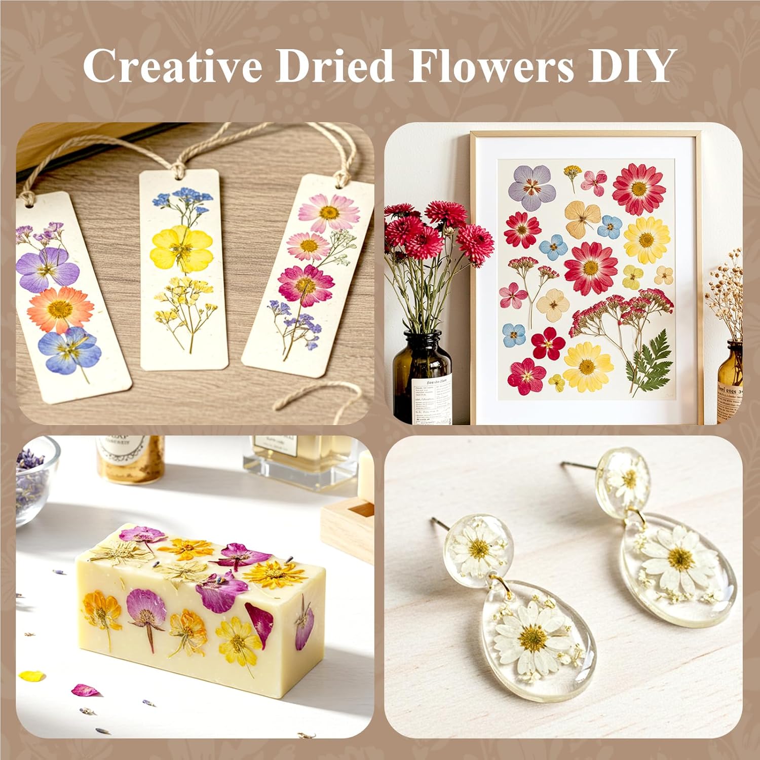 Thumbnail 6 de Aboofx Flower Press Kit: 11.2" x 11.2" 8-Layer Wooden Press for DIY Dried Flowers