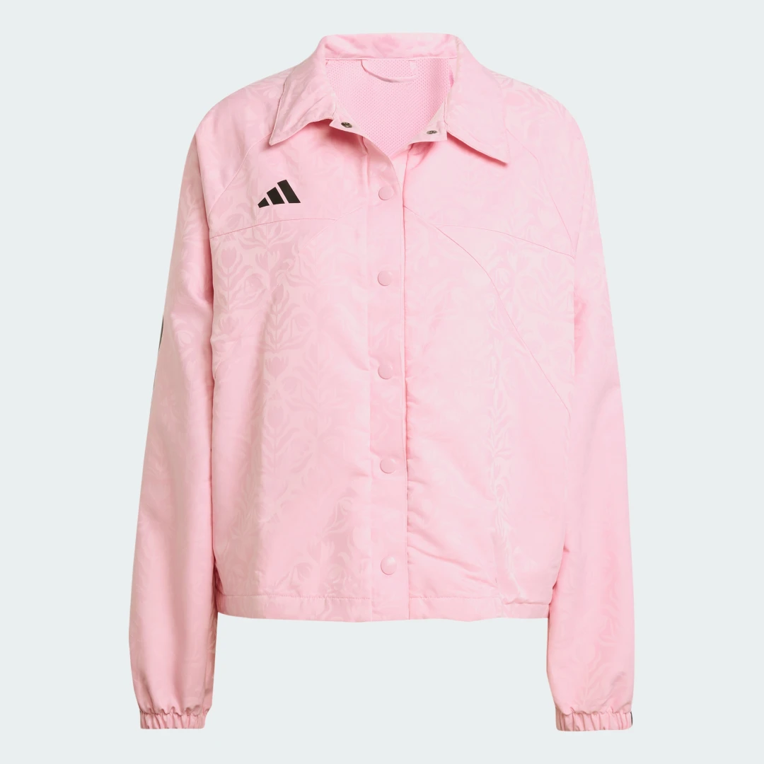 Thumbnail 3 de Chaqueta Common Goal Coaches Tiro x de Adidas (Rosa): una opción cómoda para entrenar y vestir