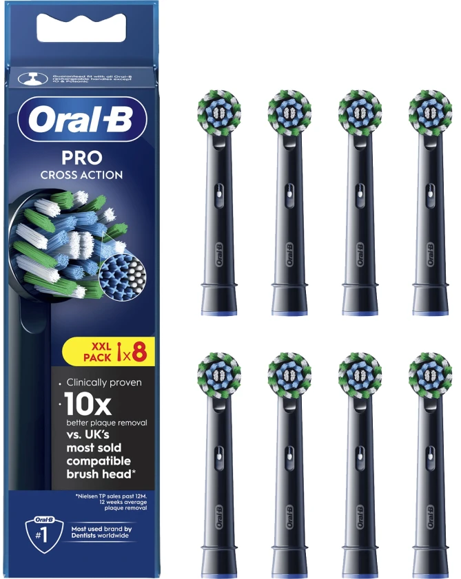 Thumbnail 3 de Oral-B Pro Cross Action Schwarz 8er