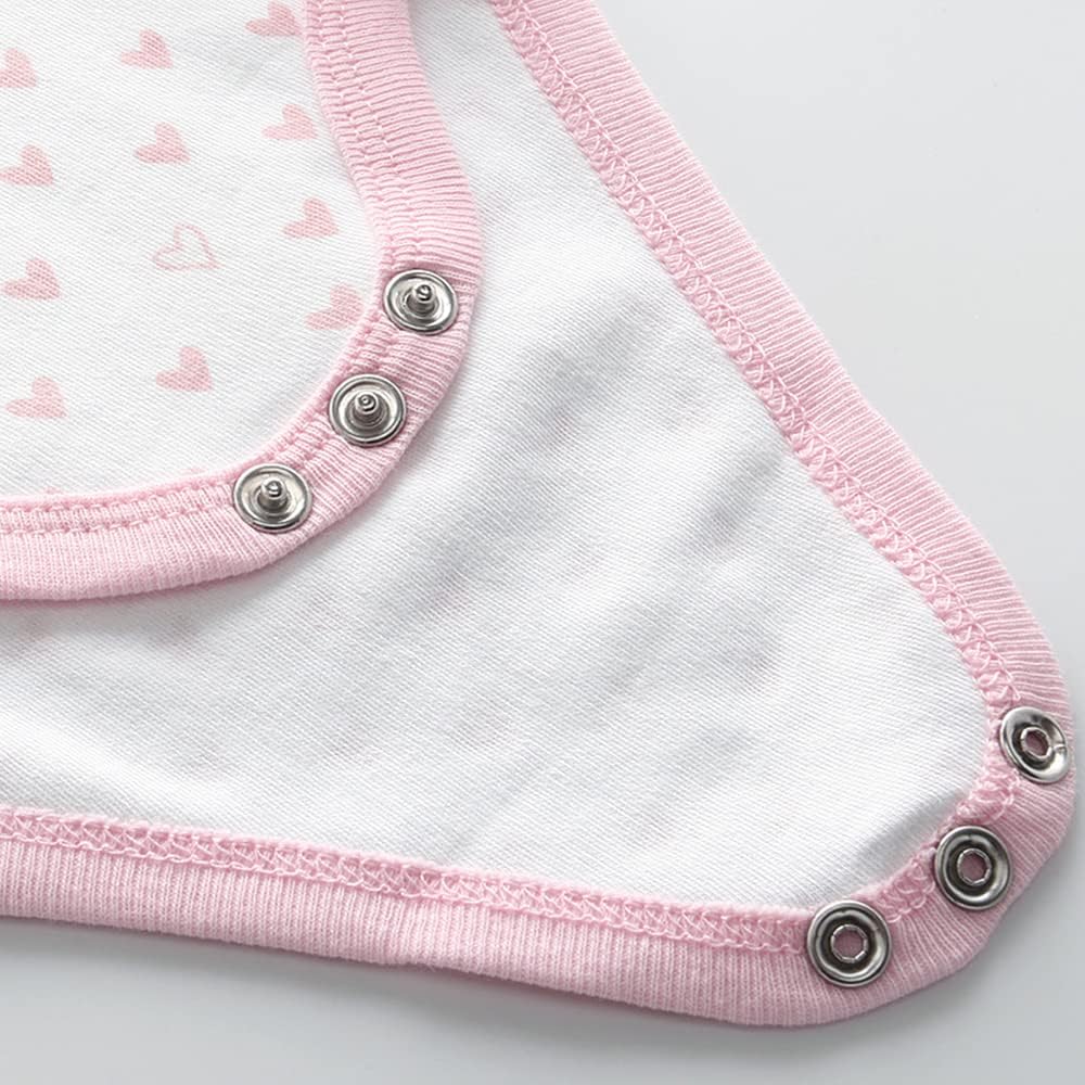 Thumbnail 5 de Chamie baby cotton short sleeve bodysuit vest 5-pack (newborn 0-12 months)