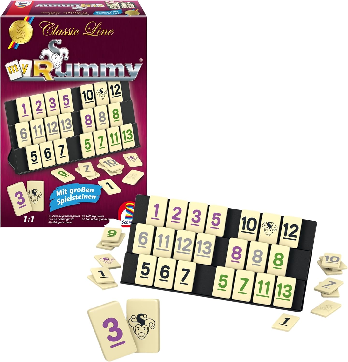 Detalle de Schmidt Classic Line My Rummy Gioco di società 30 min