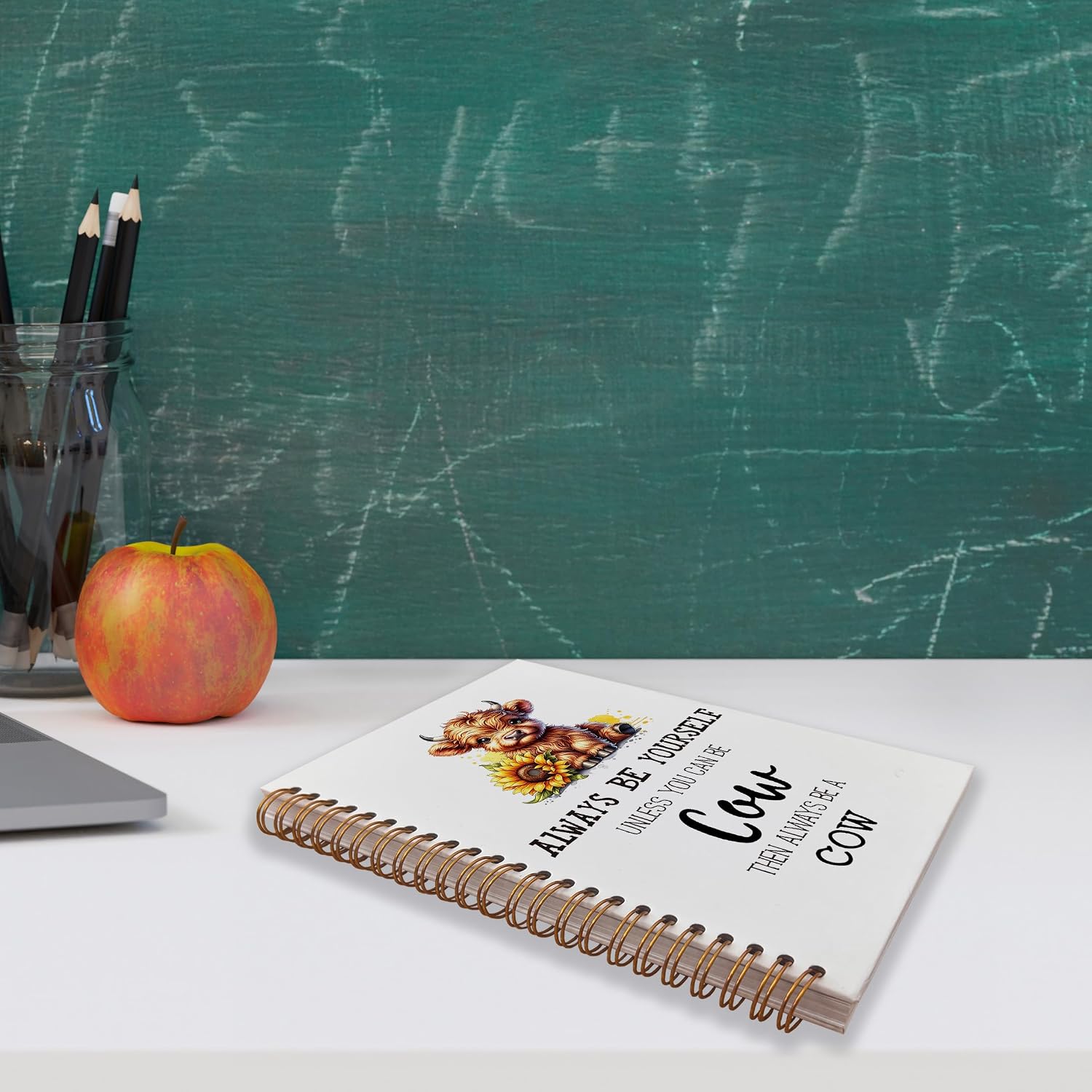 Detalle de VNWEK Spiral Notebook, 5.5 x 8.3 Inches