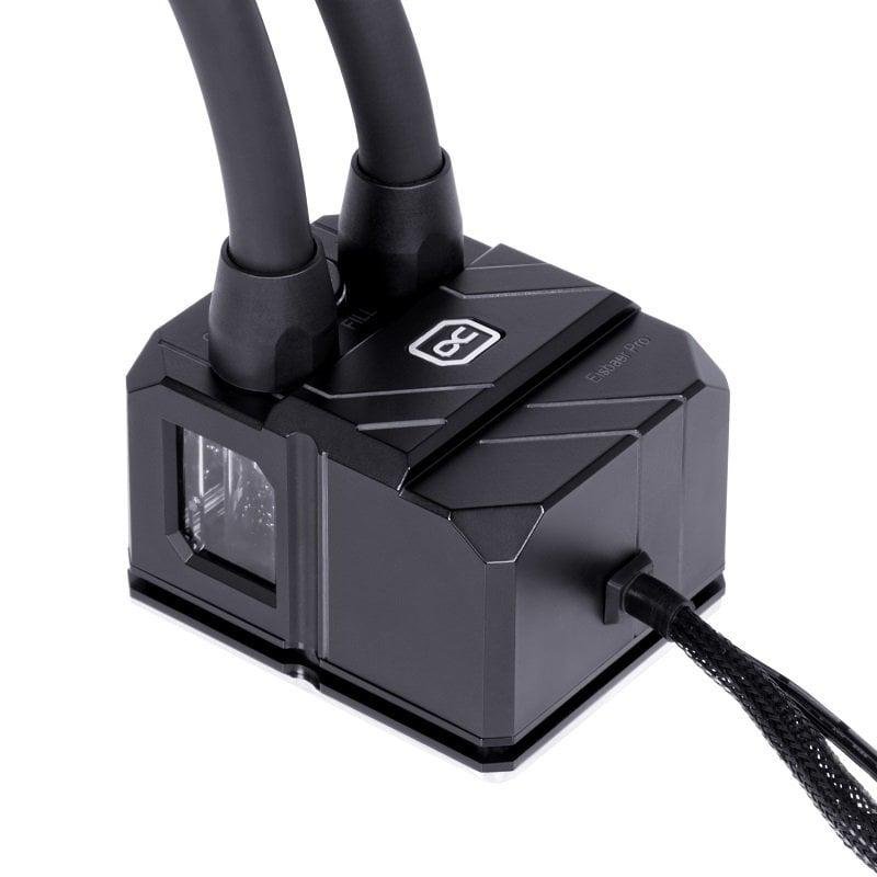 Detalle de Alphacool Eisbaer Pro Aurora 240 ARGB: kit de refrigeración líquida de 240 mm