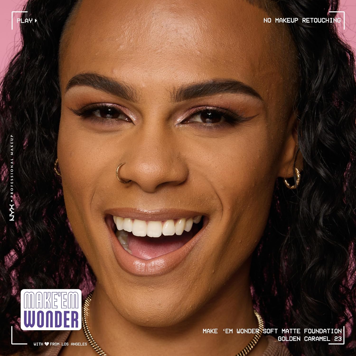 Thumbnail 6 de NYX Make 'EM Wonder 23 fondotinta 💄
