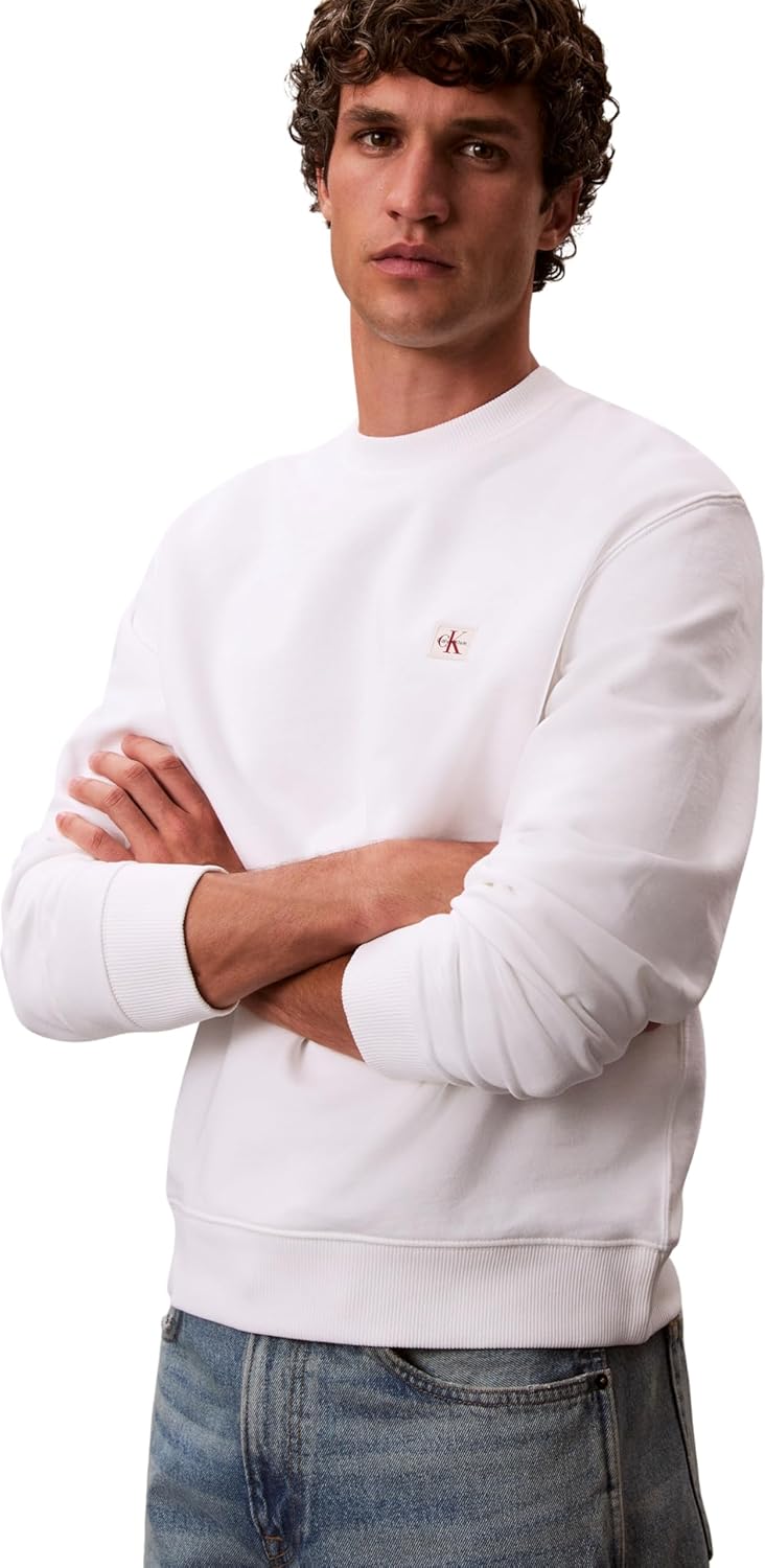 Thumbnail 5 de Calvin Klein Men’s Round Neck Terry Badge Sweatshirt