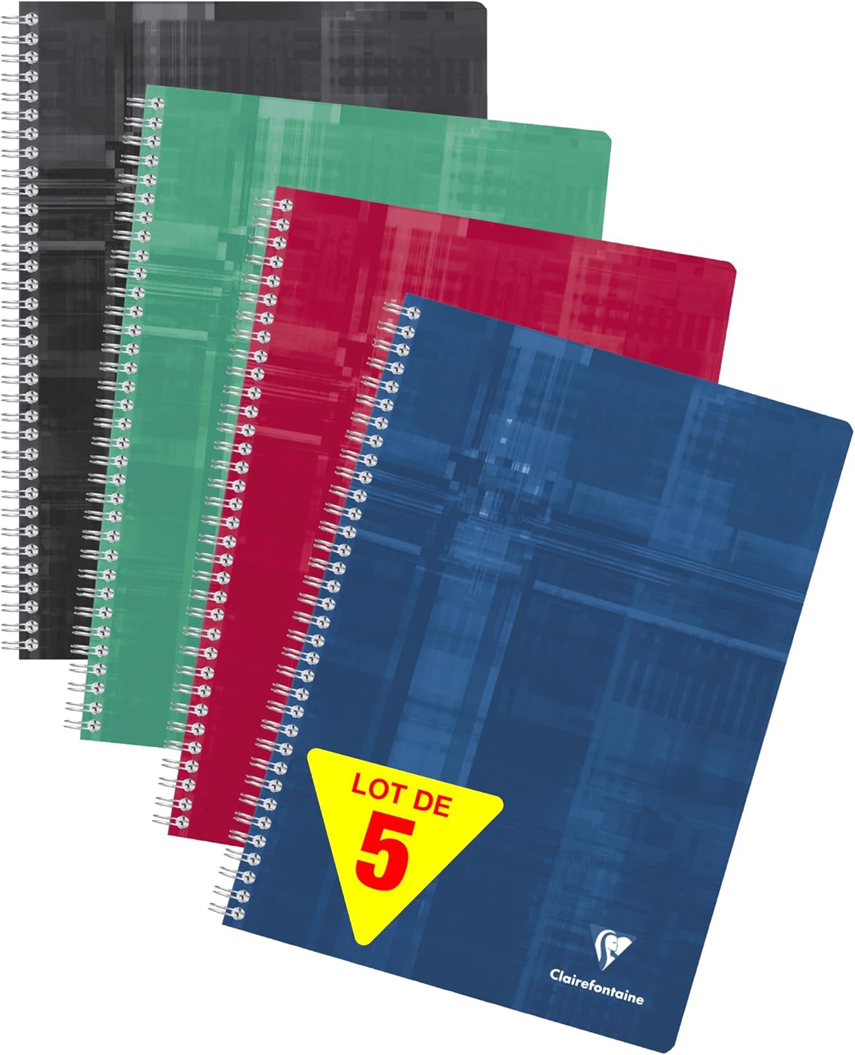 Thumbnail 6 de Clairefontaine 68142AMZC Cahiers spirale 100 pages đ