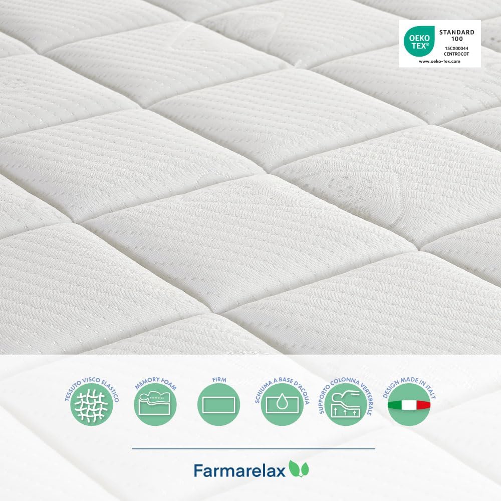Thumbnail 6 de Farmarelax Materasso Ortopedico in Memory EcoBlu, singolo 80x190 cm, altezza 17 cm