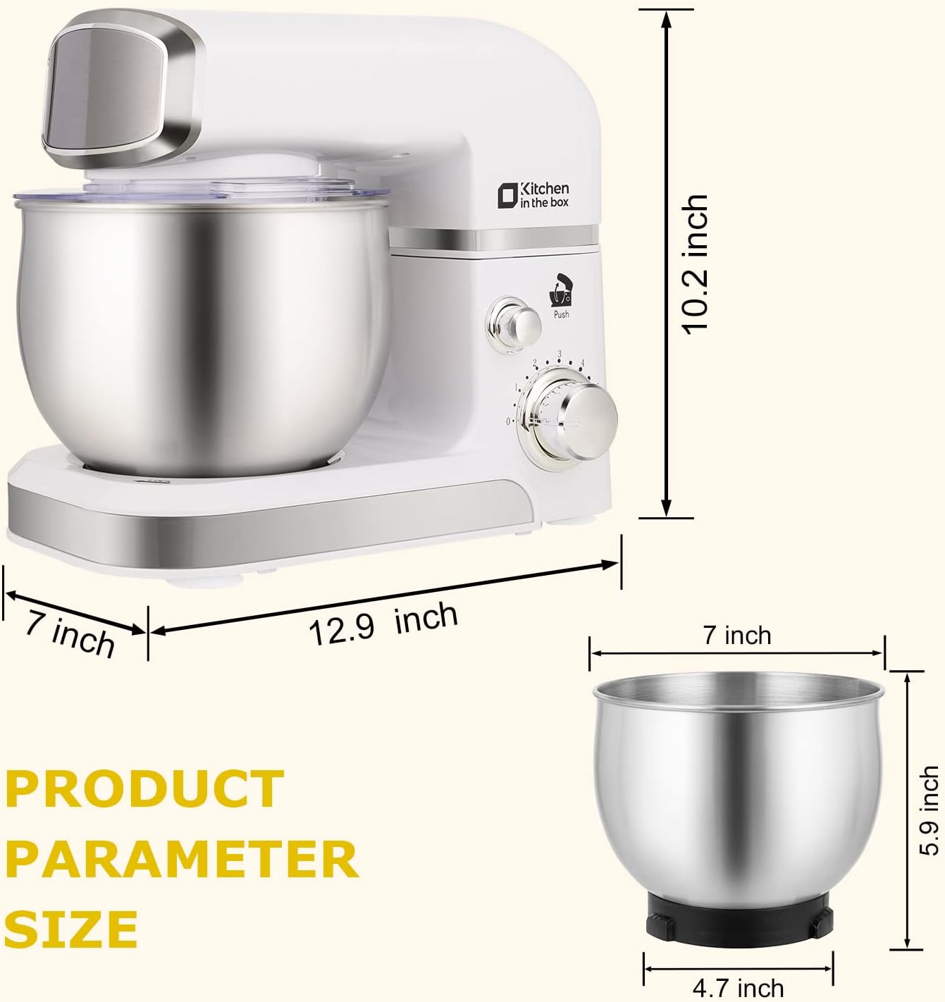 Thumbnail 1 de Stand Mixer 3.2Qt with 6 Speeds ⚙