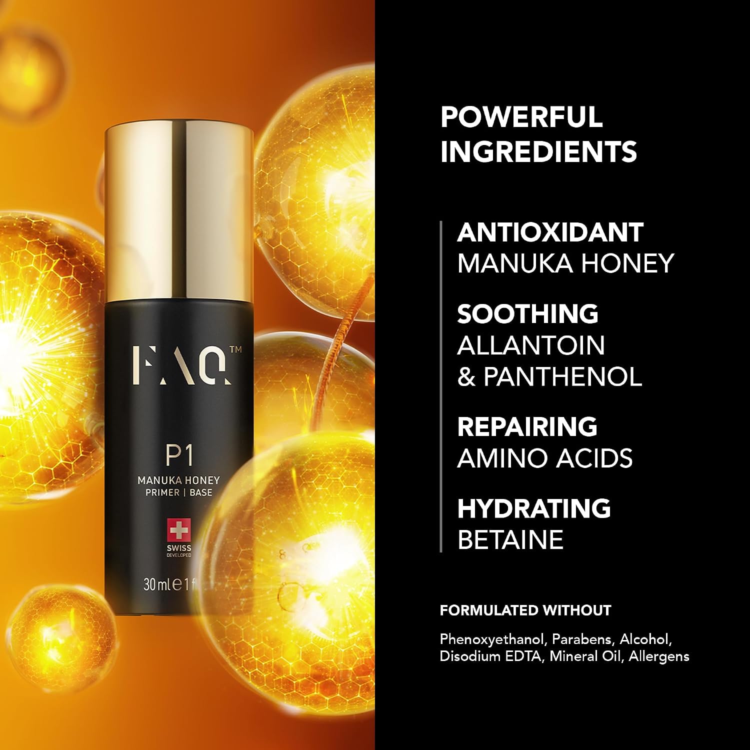 Detalle 2 de FAQ P1 Manuka Honey gel conduttivo 30 ml