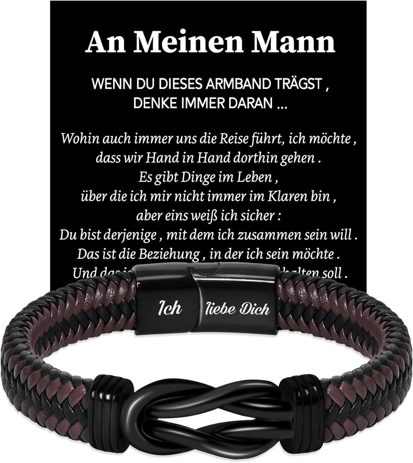 Detalle de Coldbling Ich Liebe Dich Armband 21 cm