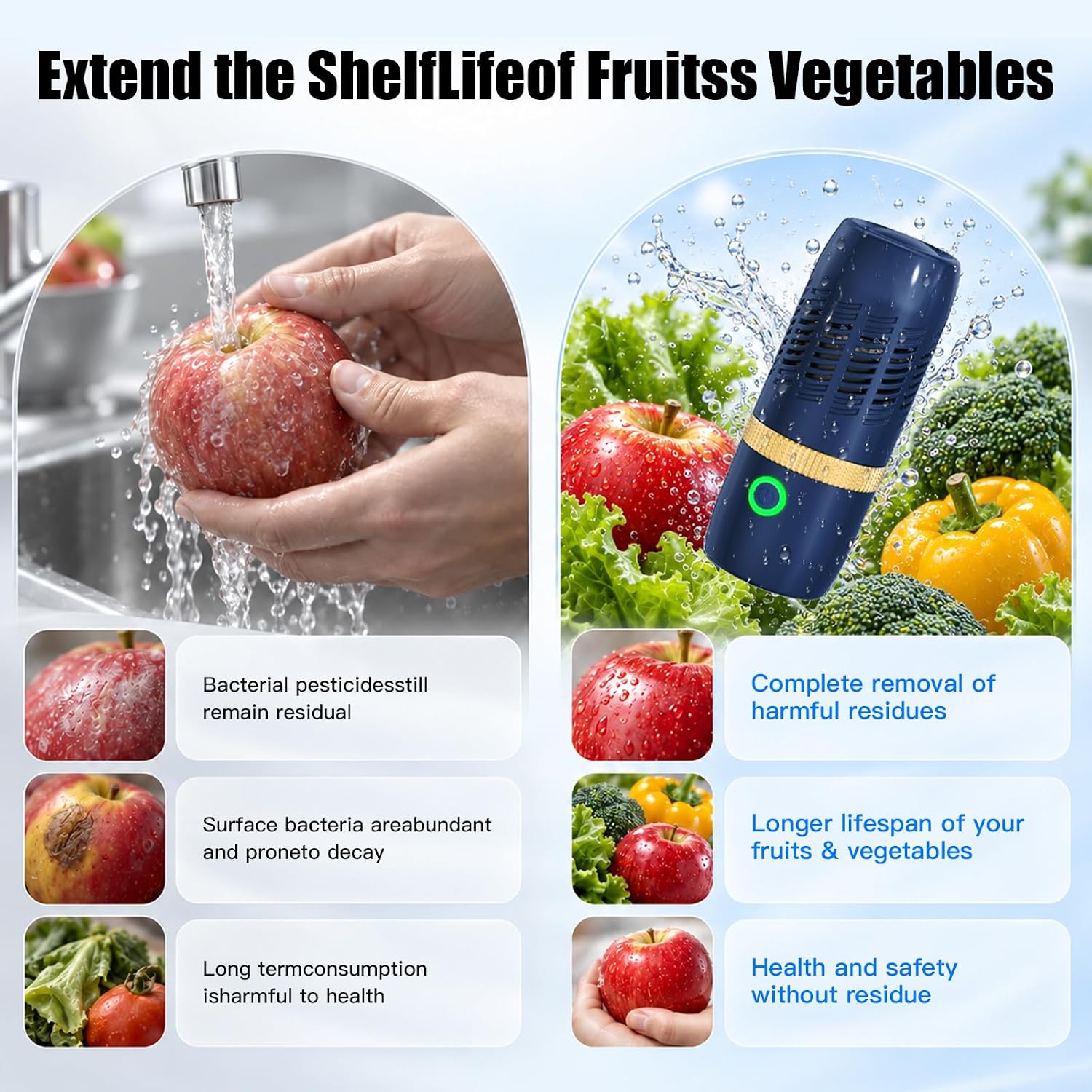 Detalle de PurePod Produce Cleaner
