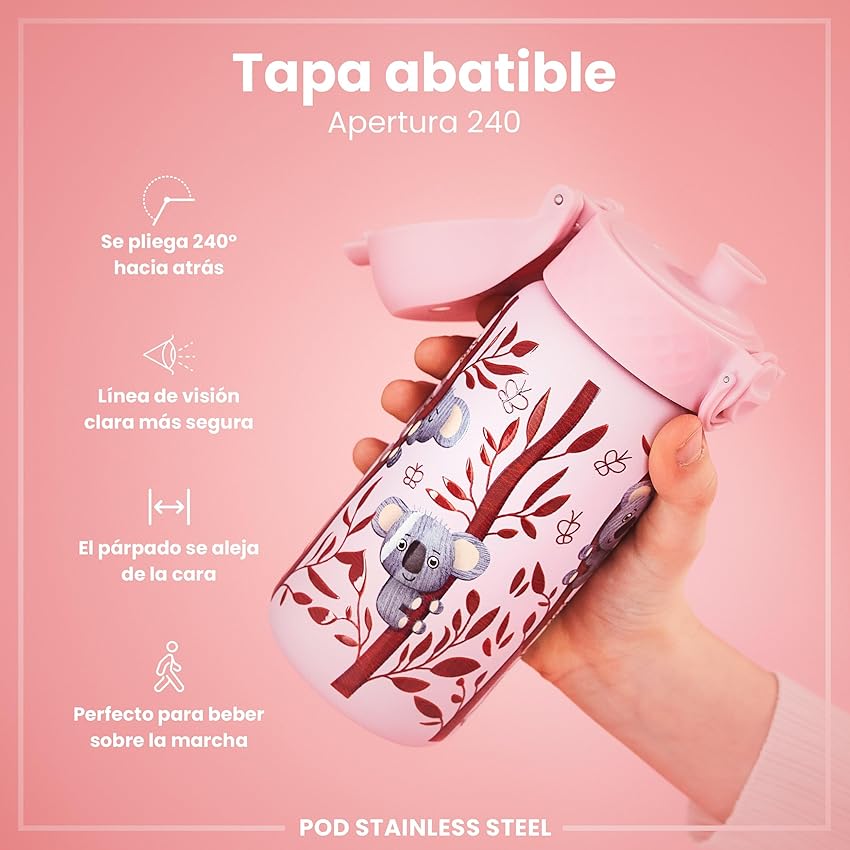 Thumbnail 3 de ion8 Botella Agua Inox 400 ml para niños