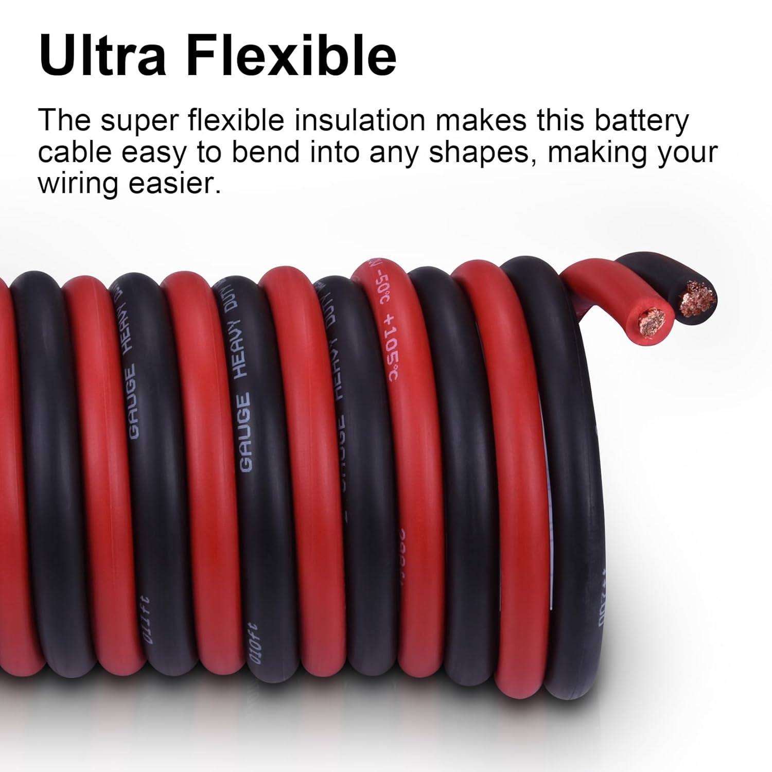 Thumbnail 2 de Geosiry 4/0 Battery Cable 20FT 🔌