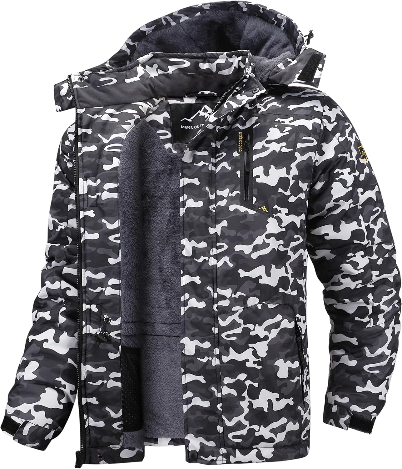 Thumbnail 6 de Tansozer Men's Waterproof Winter Jacket with Removable Hood